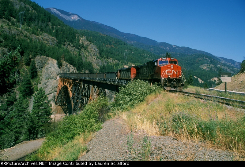 CN 2695 Coal Train Cisco Bridge